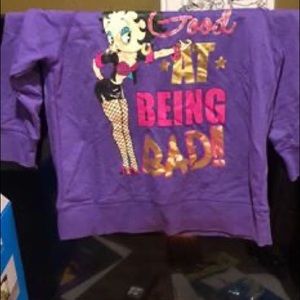 betty bop sweatshirt